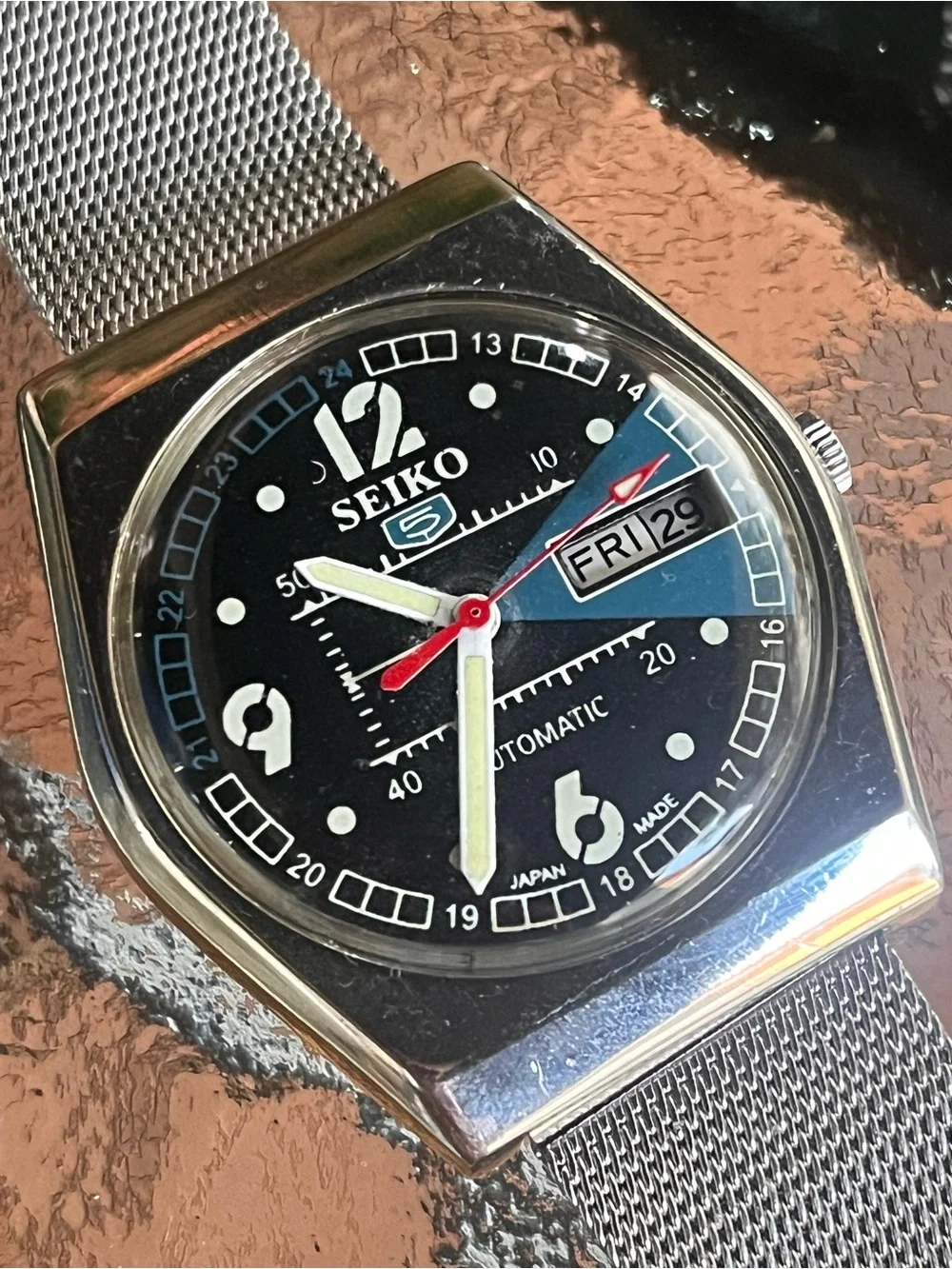 Classic Mans Seiko Automatic Wristwatch